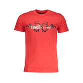 Cavalli Class Red Cotton T-Shirt -   -  Cavalli Class.